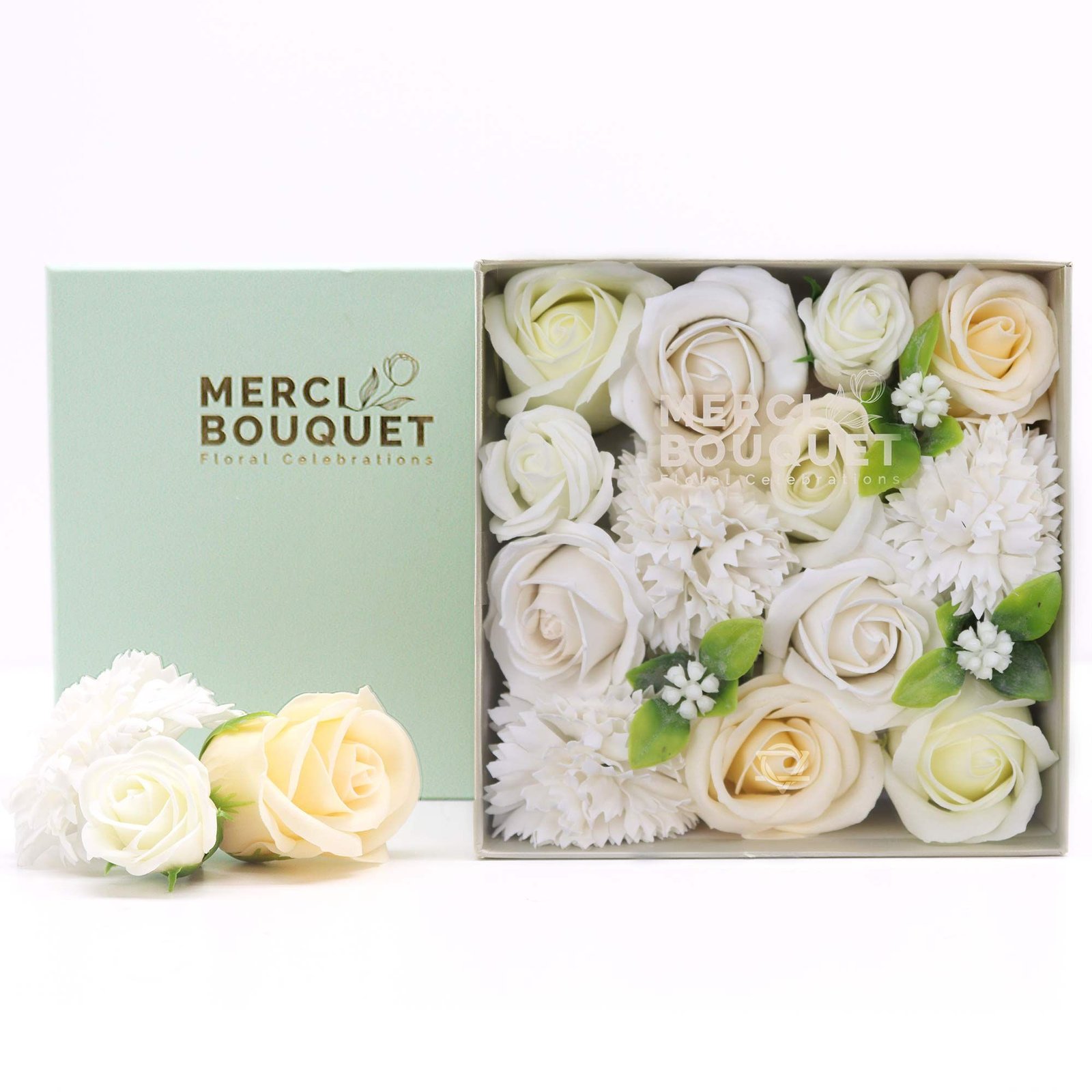 Square Box - Wedding Blessings - White & Ivory - Billede 3