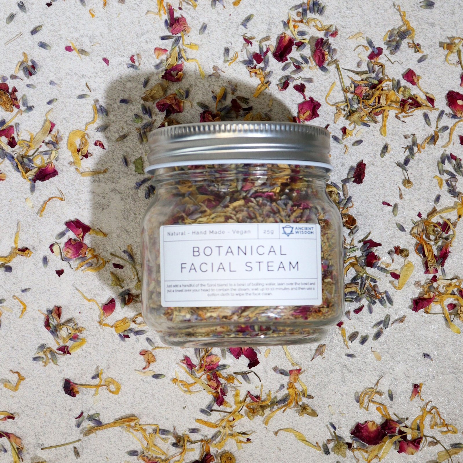 Botanical Facial Steam Blend - Natural 25g - Billede 9
