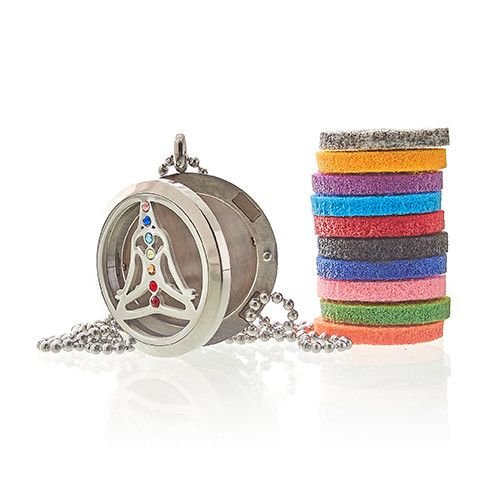 Aromatherapy Jewellery Necklace - Yoga Chakra - 30mm - Billede 4