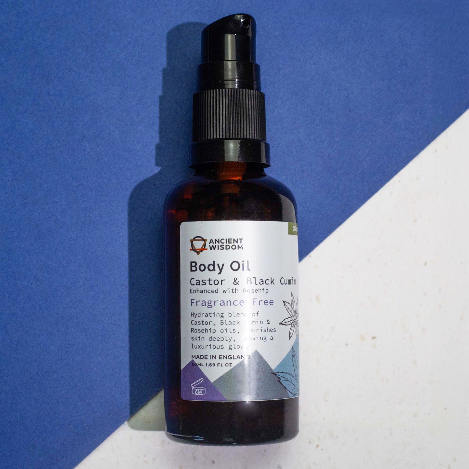 Organic Body Oil 50ml - Rosehip (Unfragranced) - Billede 2