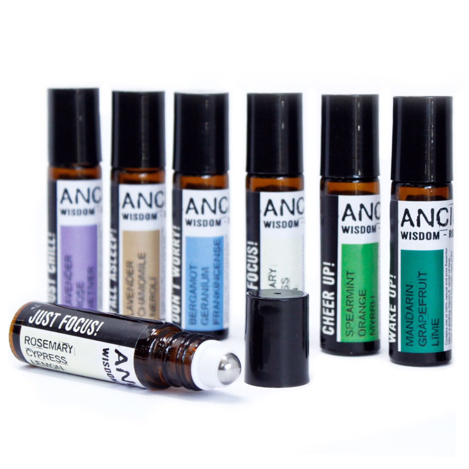 10ml Roll-On Æterisk Olie Blanding - Slap Af! - Billede 7