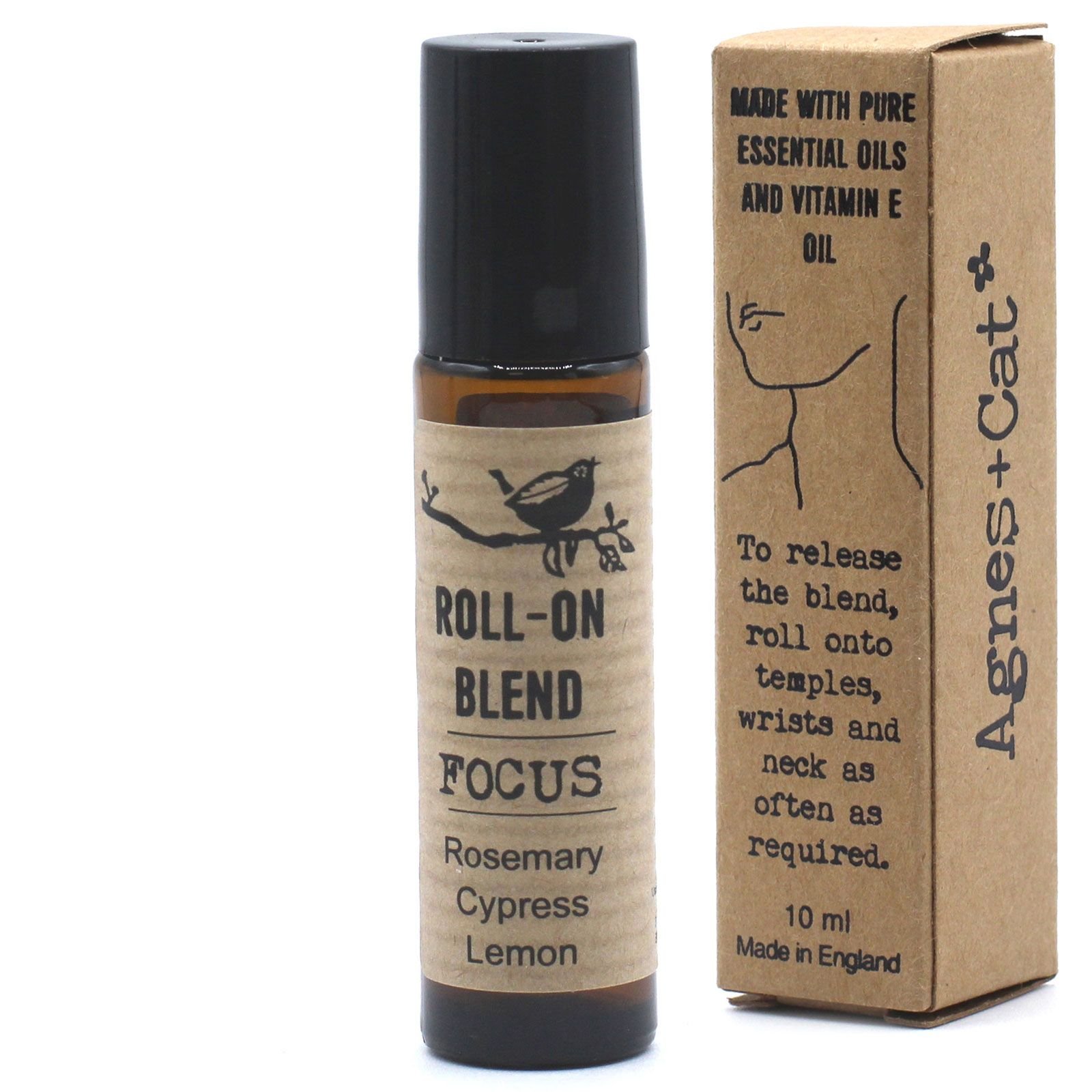 10ml Roll On Essential Oil Blend - FOCUS - Billede 3
