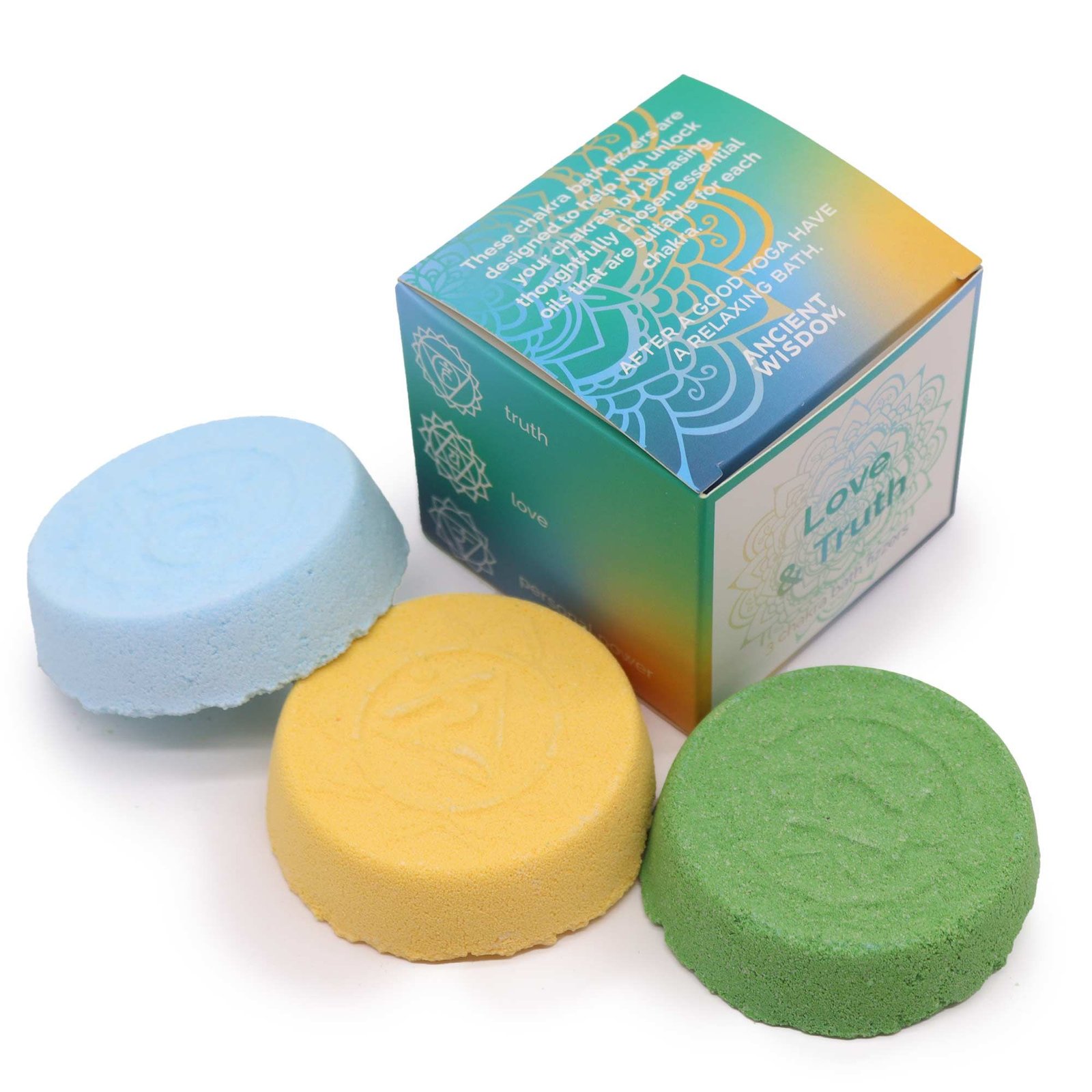 Chakra Bath Fizz - Small box - Love & Truth - Billede 2
