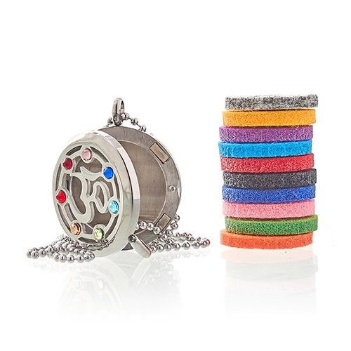 OM Chakra Aromaterapi Halskæde - 30mm - Billede 2