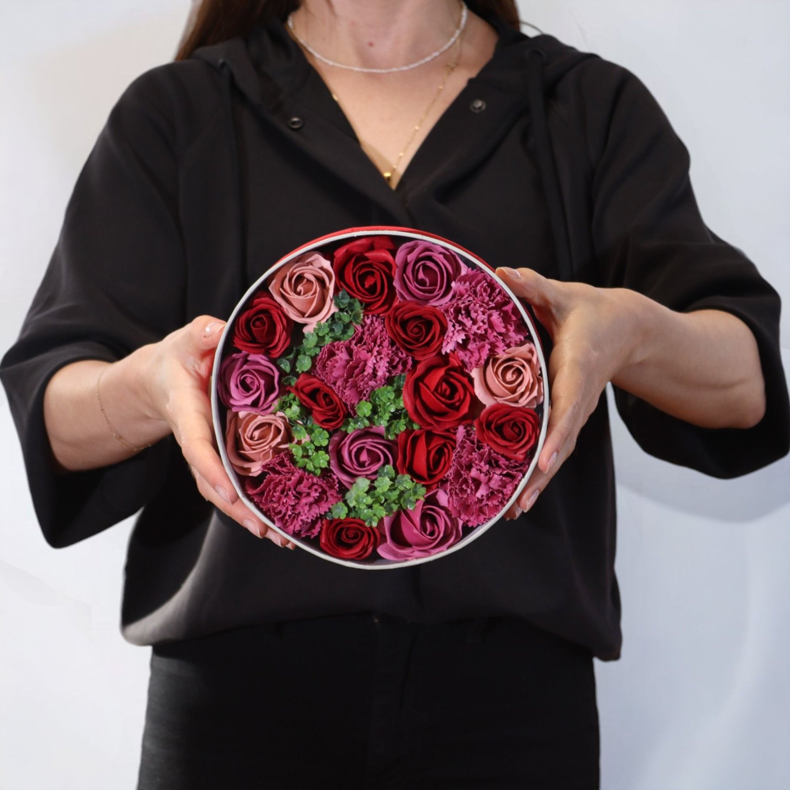 Round Box - Vintage Roses - Billede 5