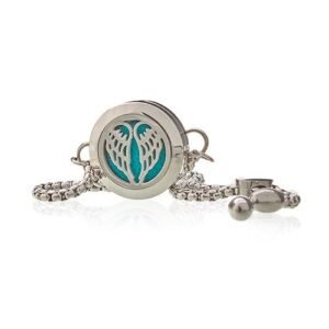 Aromaterapi Kæde Armbånd - Englevinger - 20mm