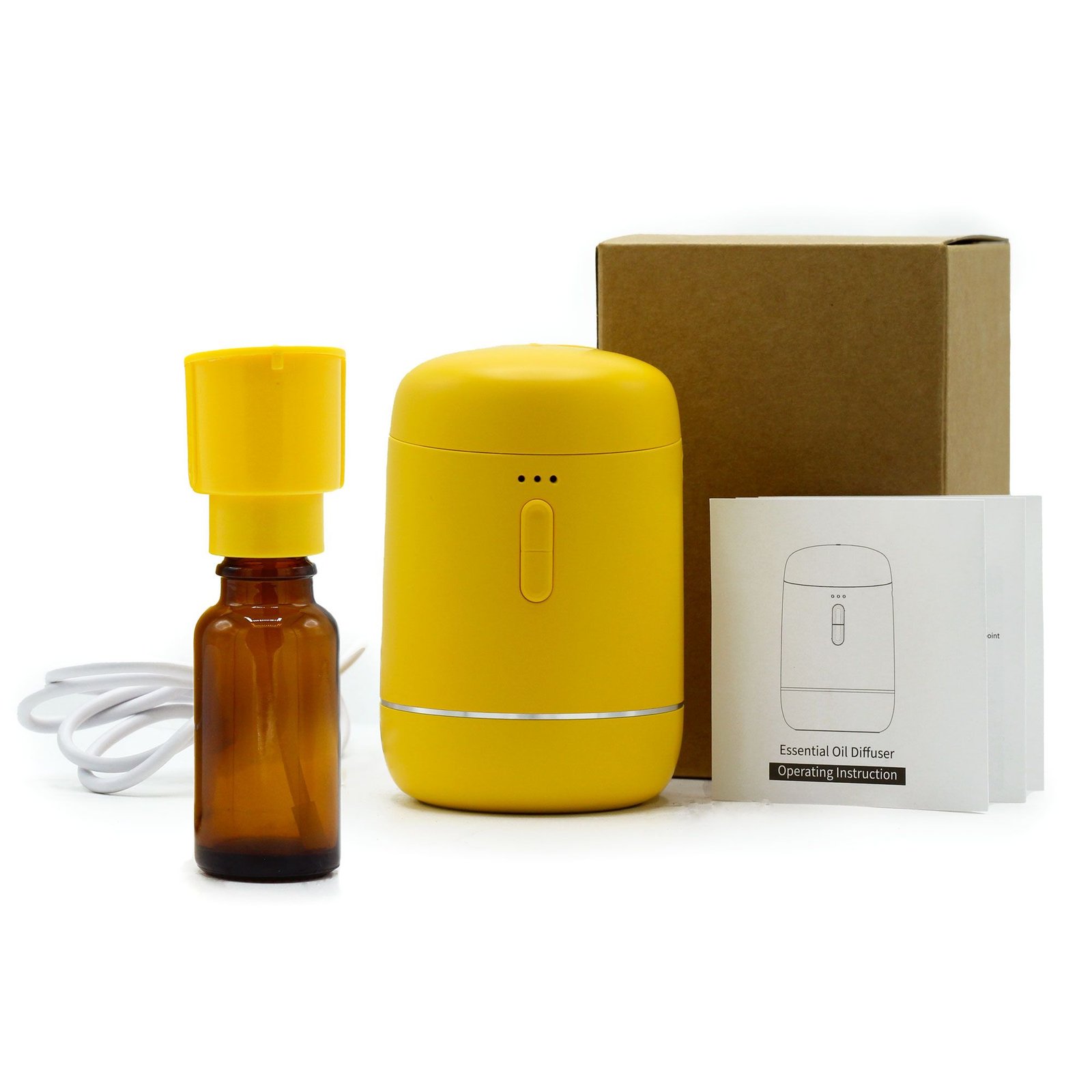 Single Vandløs Olie Nebulisator - USB-C Gul - Billede 3
