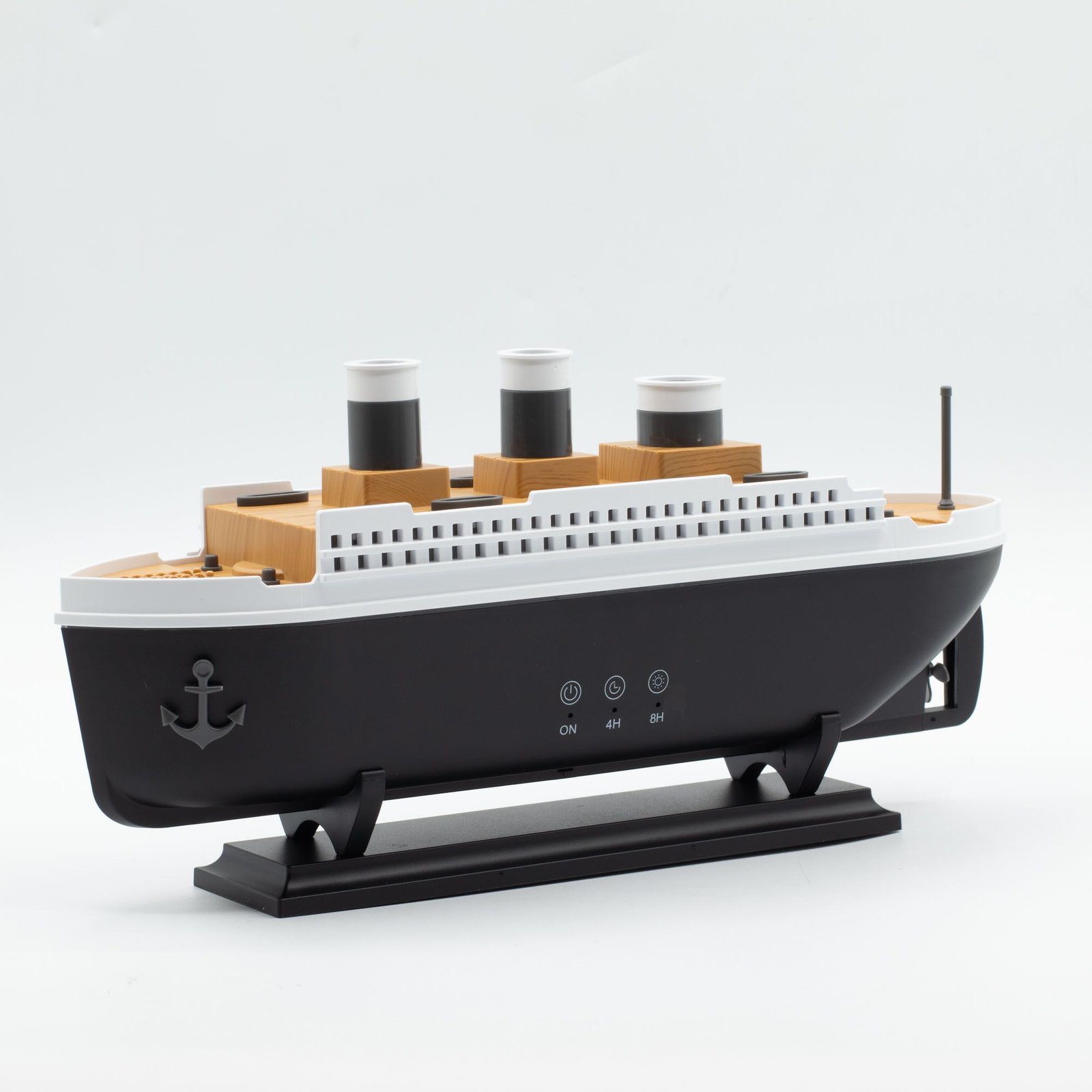Ship Model Puff Effect Aroma Diffuser with Colour-Changing LED - Billede 2