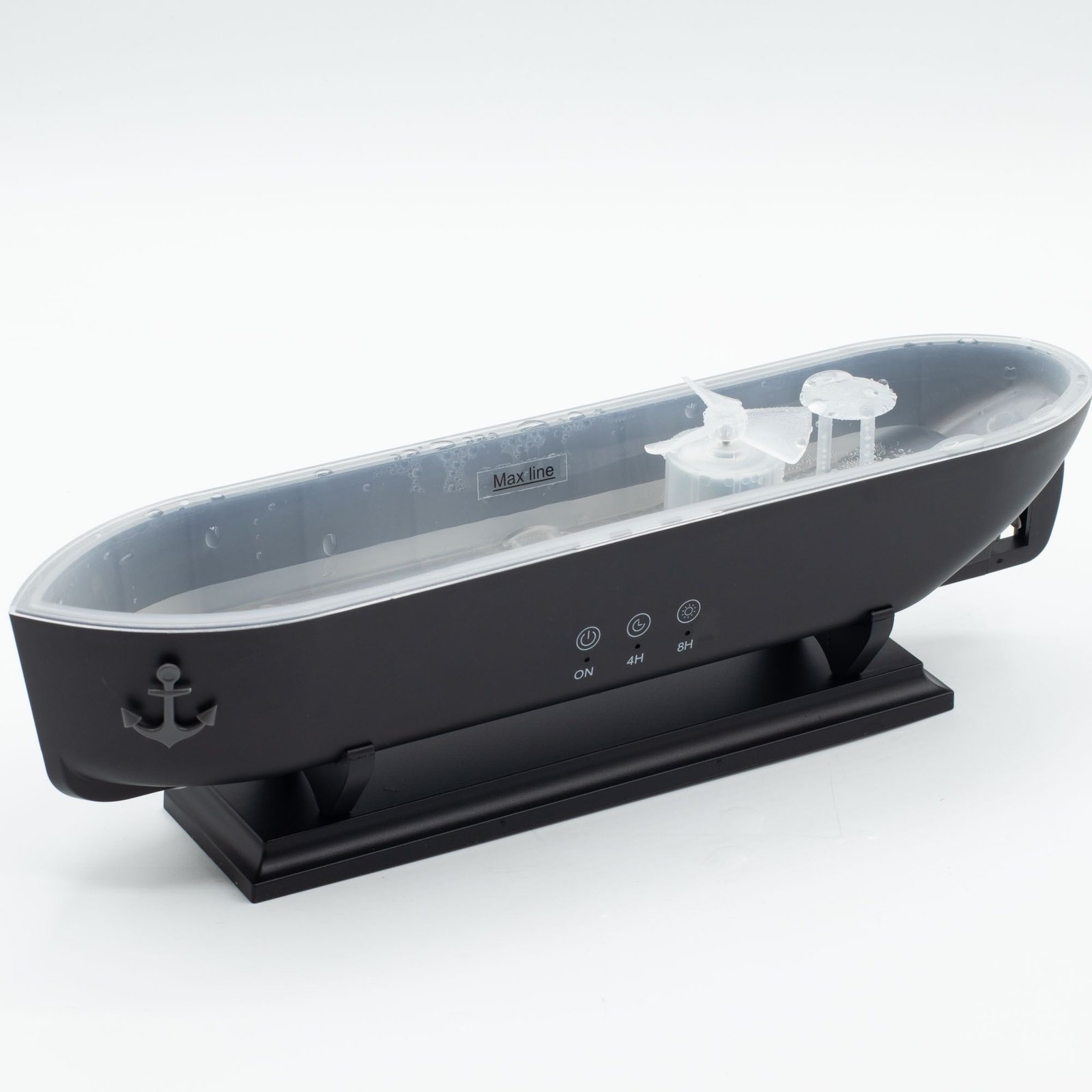 Ship Model Puff Effect Aroma Diffuser with Colour-Changing LED - Billede 3