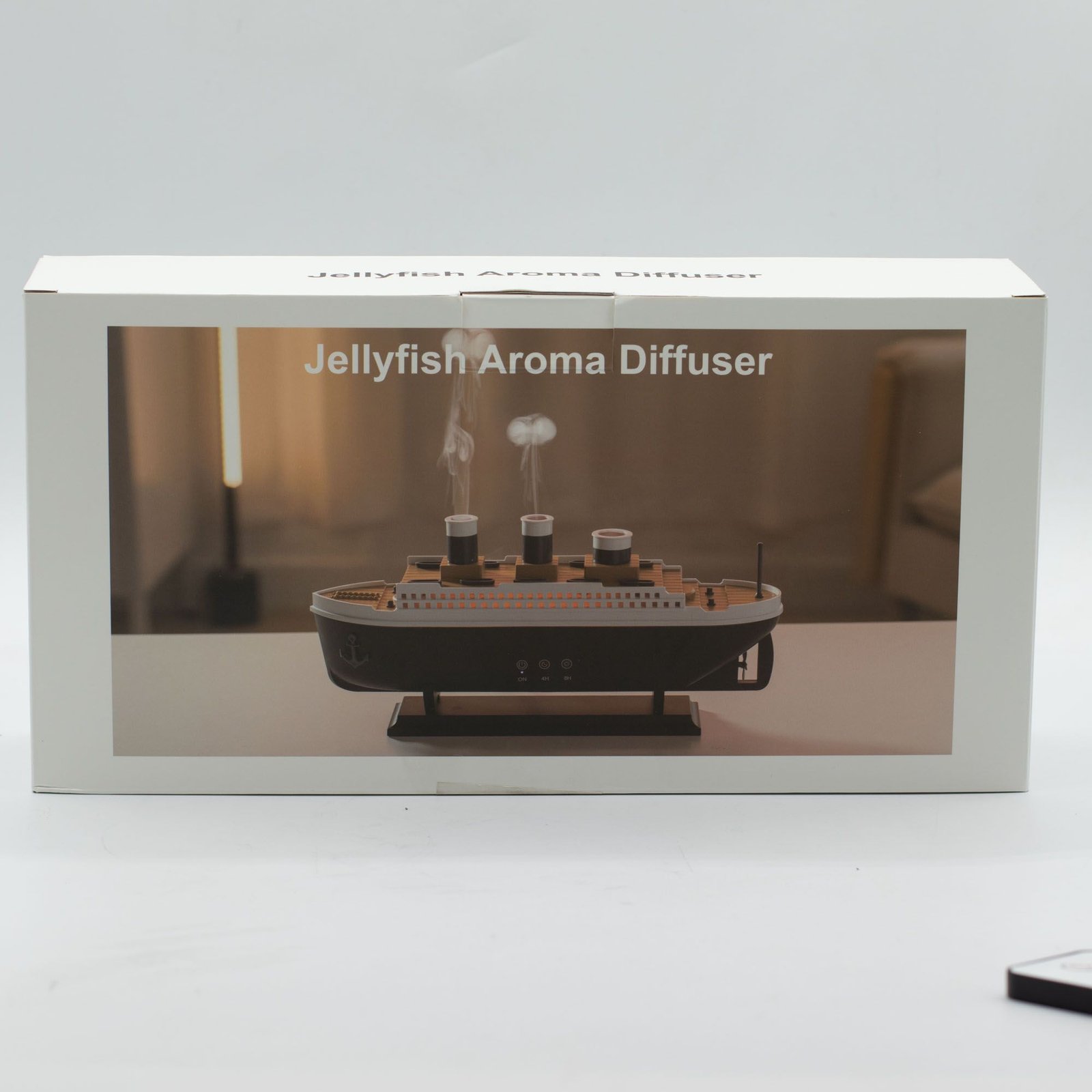 Ship Model Puff Effect Aroma Diffuser with Colour-Changing LED - Billede 8