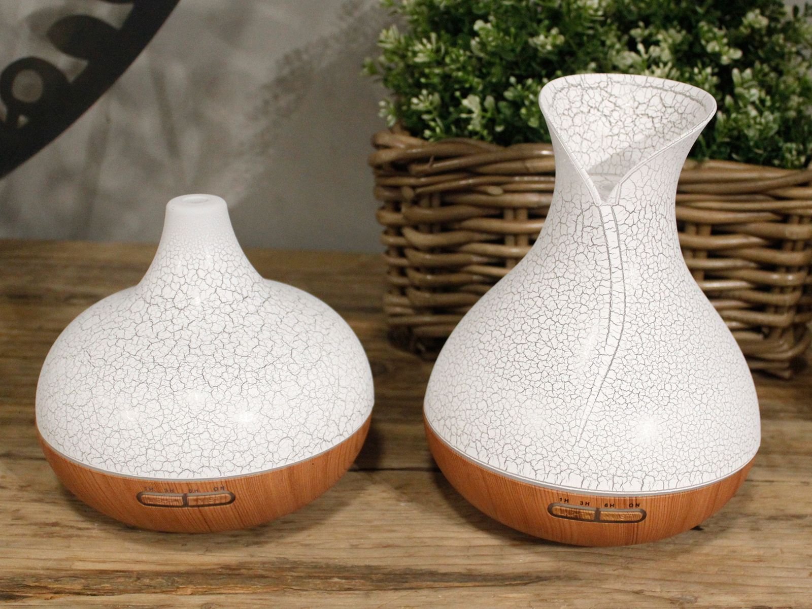 Santorini Atomiserer - Skal-effekt - USB-opladelig - Farveskiftende - Timer - Billede 5