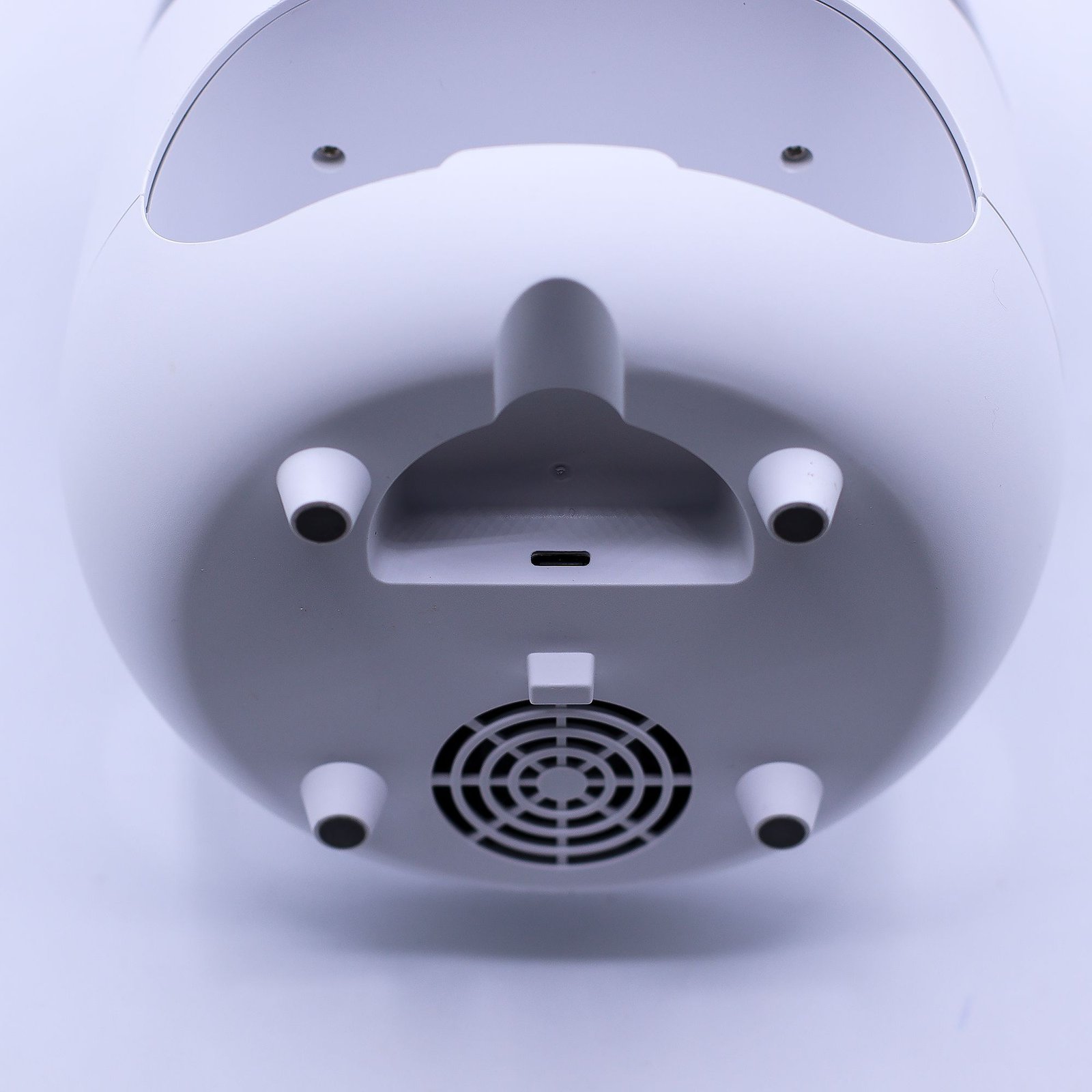 Salt Stone Flame Effect Aroma Diffuser - White USB - Colour Change and Timer - Billede 4
