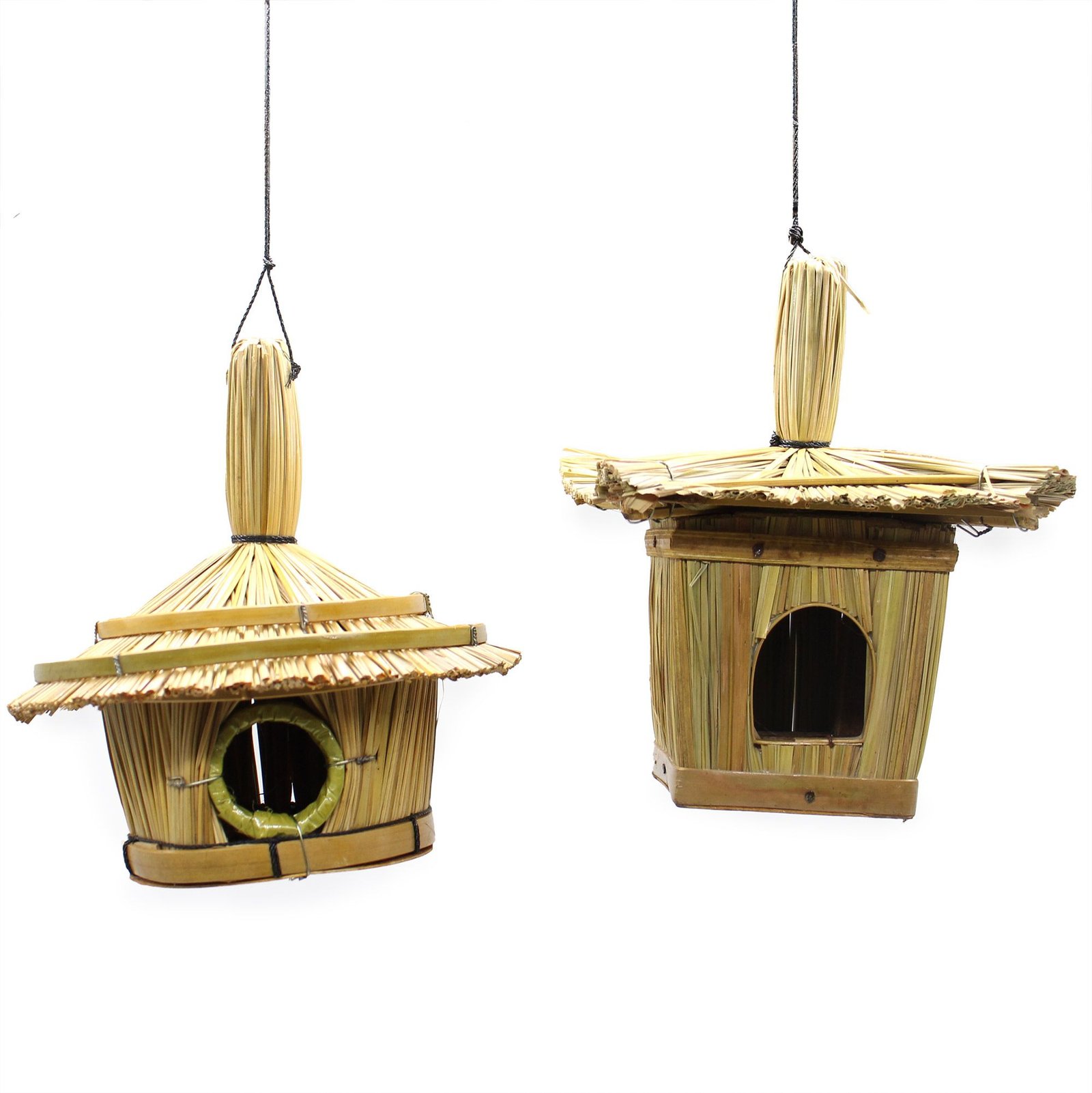 Rundt Fuglehus i Søgræs – 17 × 17 cm - Billede 3