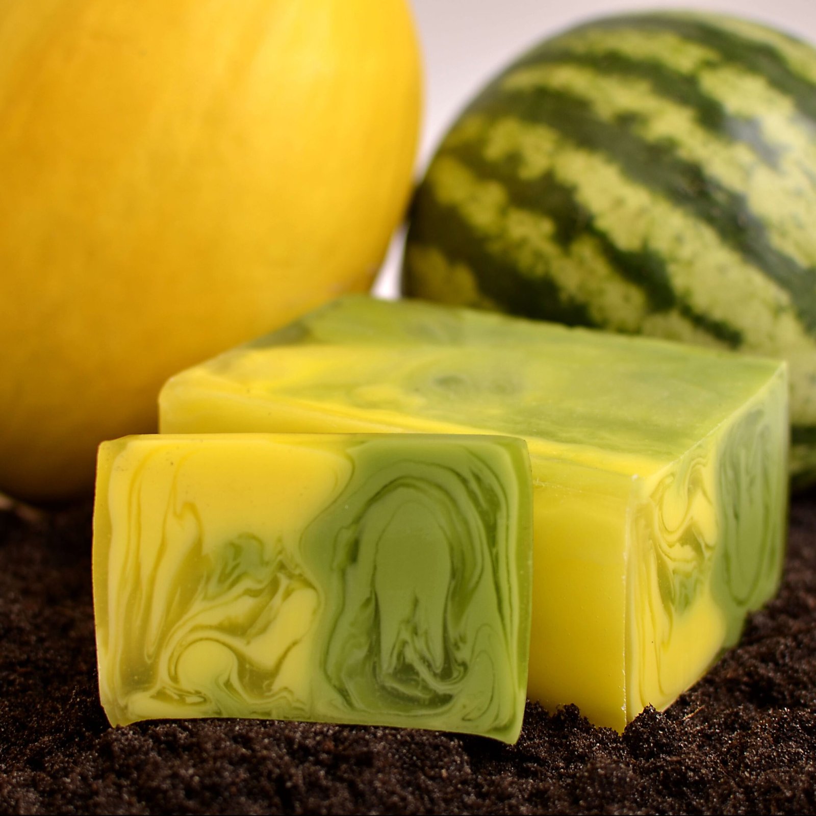 Melon – håndlavet sæbeskive – billede 7