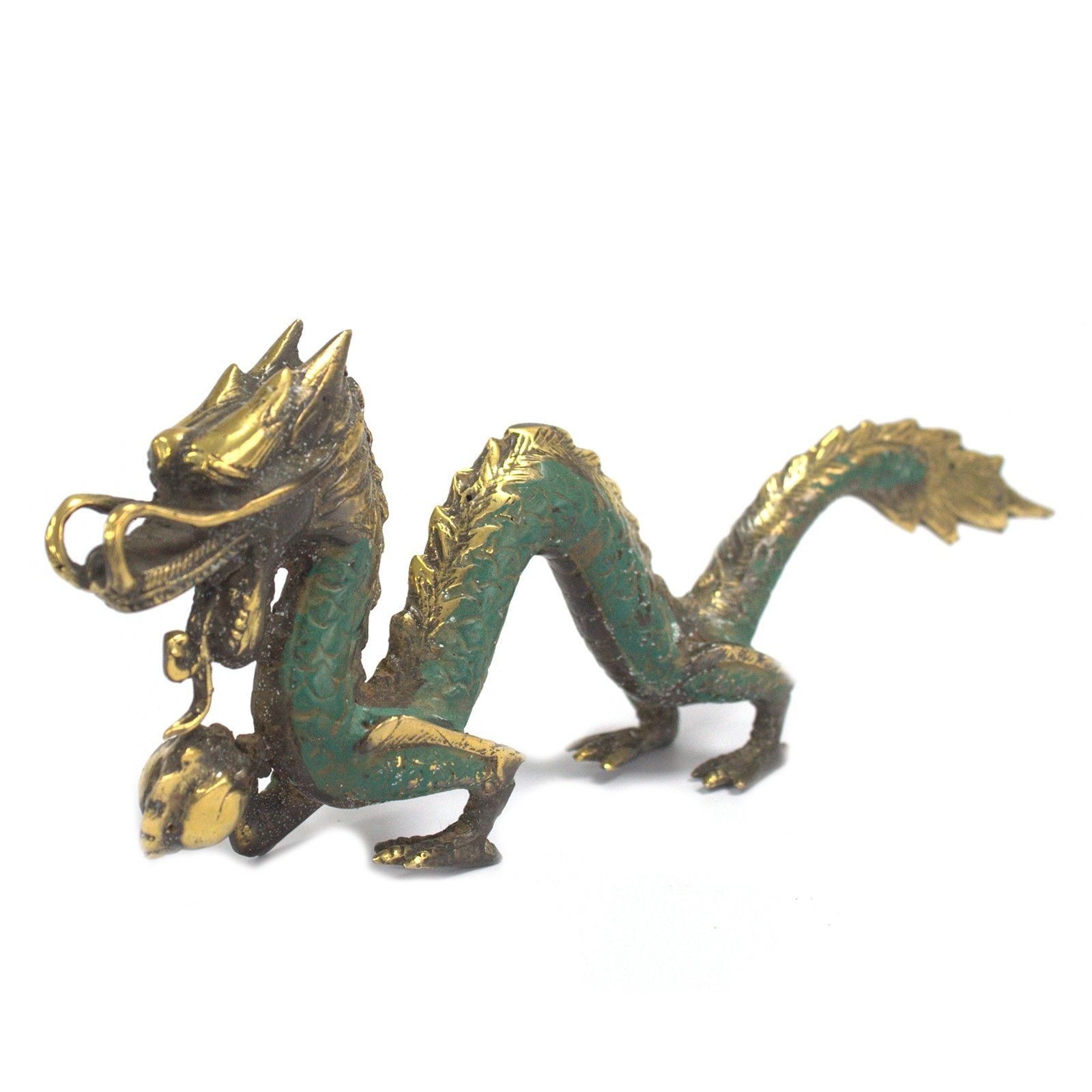 Feng Shui - Lille Drage med Kugle - 20cm - Billede 4