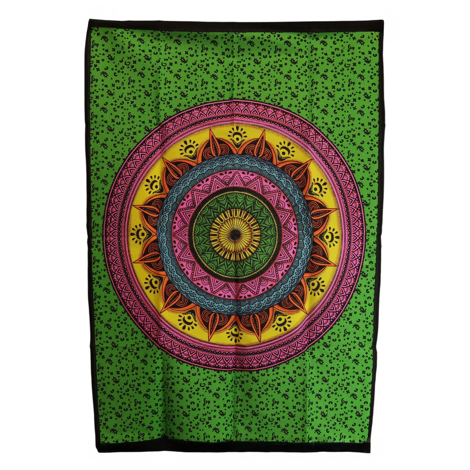 Bomulds Vægtæppe (70x110cm) - Levende Mandala