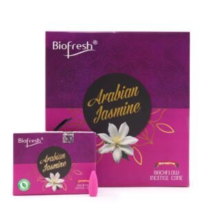 Biofresh Backflow Røgelseskegler (40 stk) - Arabisk Jasmin
