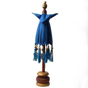 Bali Boligindretning Parasol - Bomuld - Turkis - 40cm