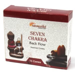 Aromatica Backflow Røgelseskegler - 7 Chakraer