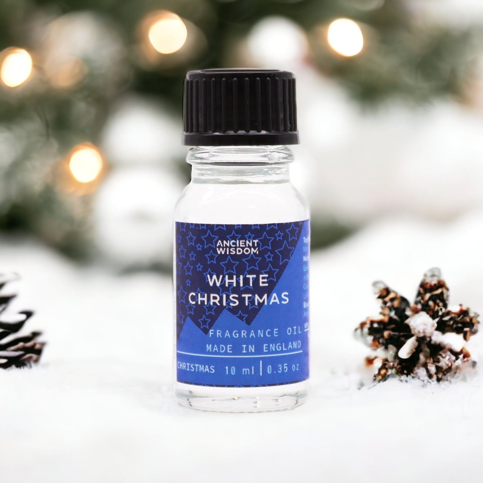 Hvid Jul Duftolie 10ml - Billede 3