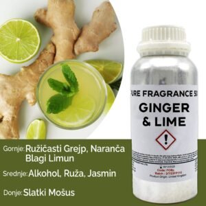Ren Duftolie Ingefær og Lime - 500ml