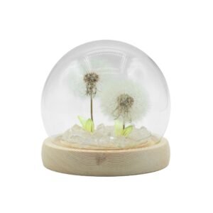 Blomster Glow Havekuppel - 2 Mælkebøtter - LED USB