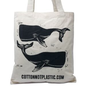 Stor Natur 6oz Bomuldspose 38x42cm - HVALER