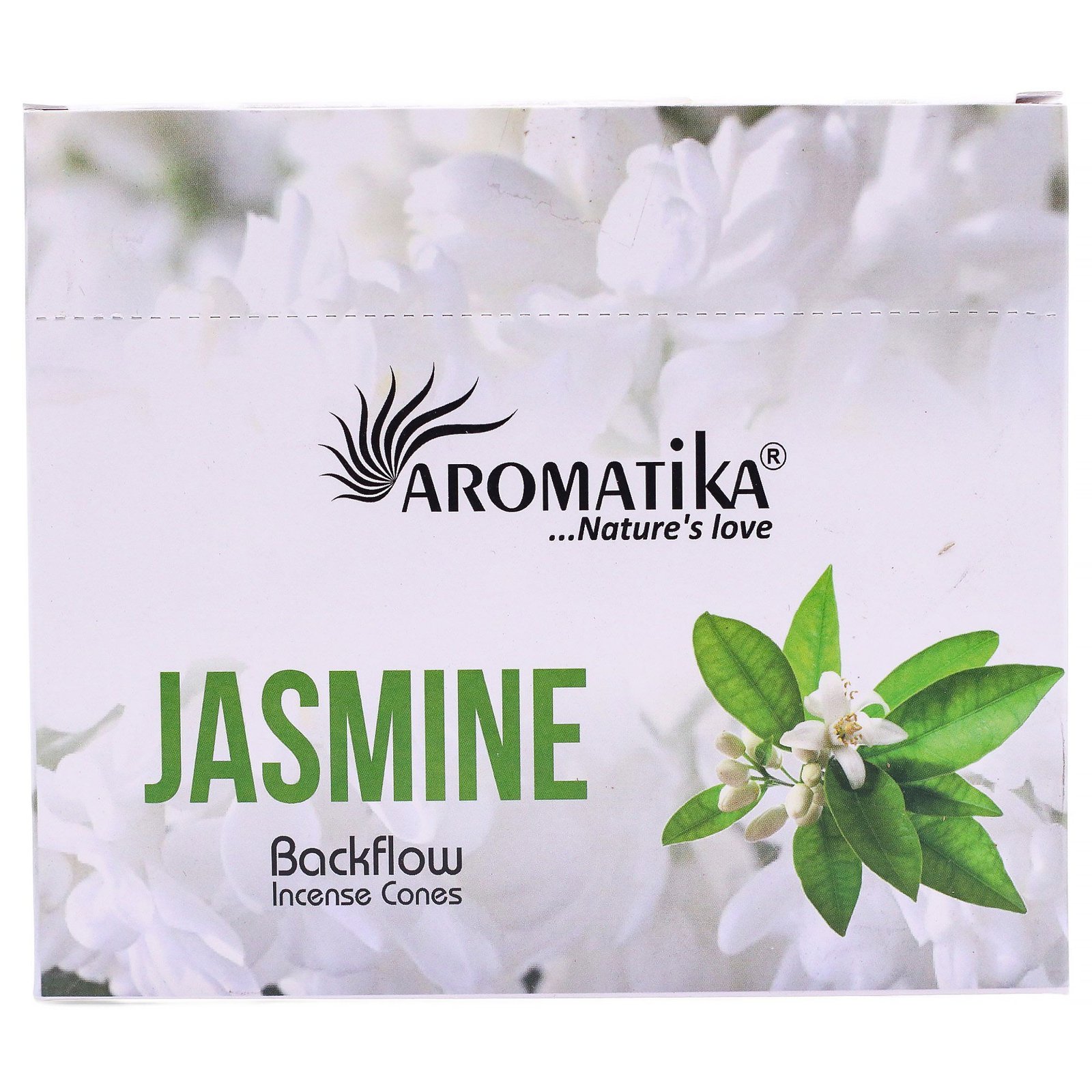 Masala Backflow Røgelse, 10 stk. - Jasmin