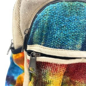 Tie-dye hamp medium rygsæk uden print