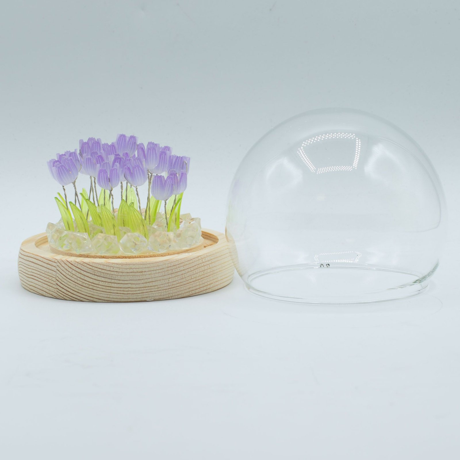 Blomster Glow Havekuppel - 20 Tulipaner - LED USB - Billede 2