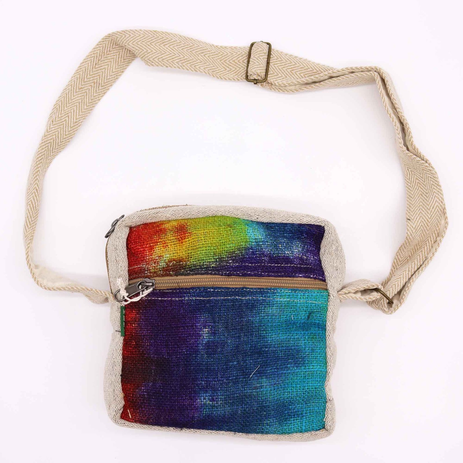 Tie-dye hamp messengertaske 1 lynlås - Billede 2