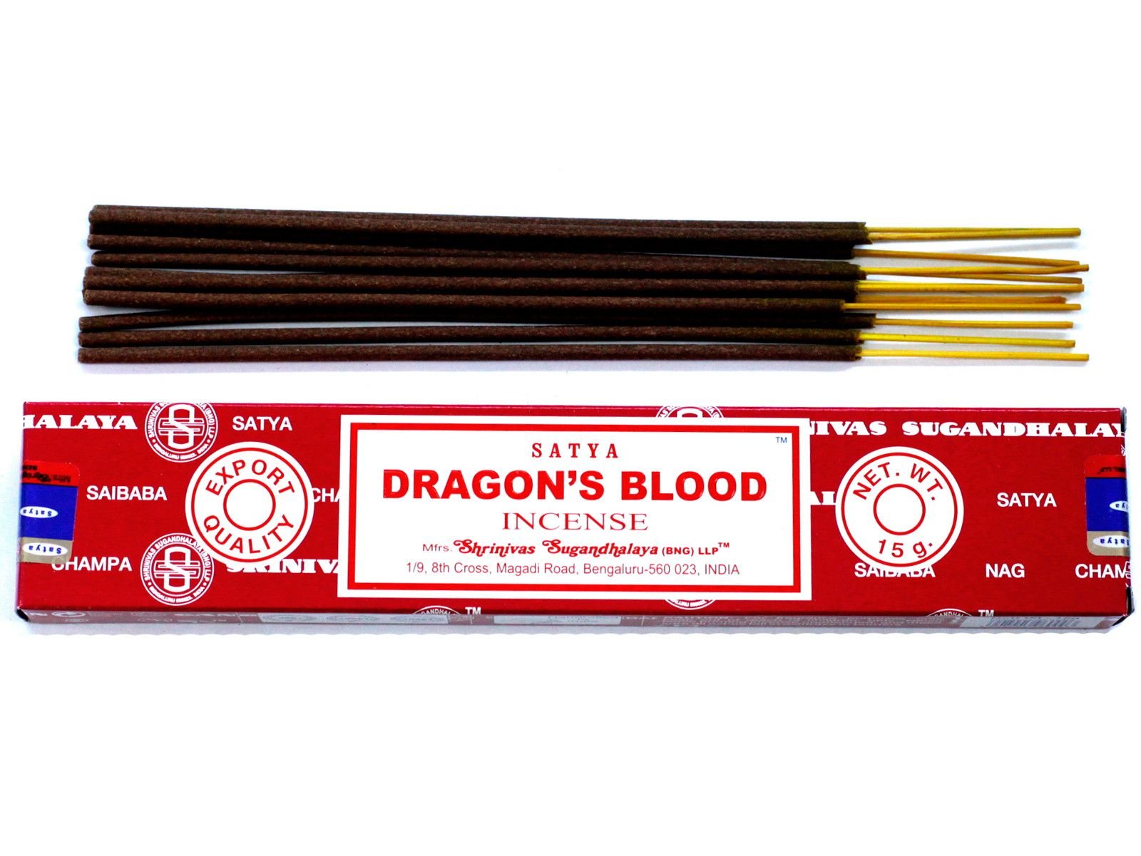 Satya Røgelse 15g - Dragoblod