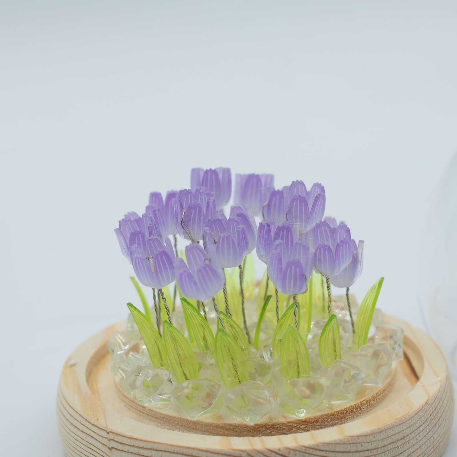 Blomster Glow Havekuppel - 20 Tulipaner - LED USB - Billede 3