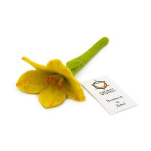 6x Filtblomster - Lilje (assorterede farver)