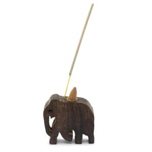 Elefant Røgelseskegle- og Pindeholder