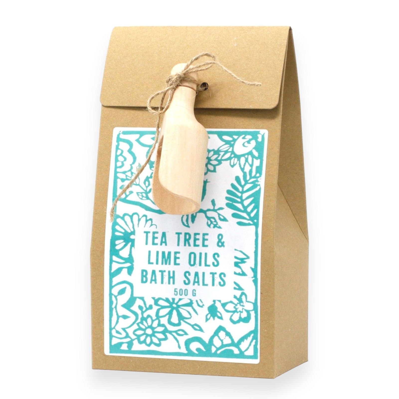 Pack of 500g Bath Salt -Tea Tree & Lime - Billede 8