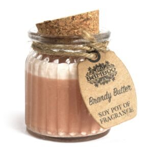 Brandy & Smør Duftlys i Sojaglas
