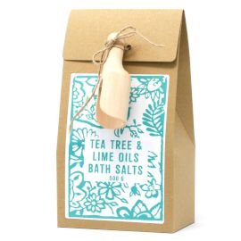 Pack of 500g Bath Salt -Tea Tree & Lime - Billede 5