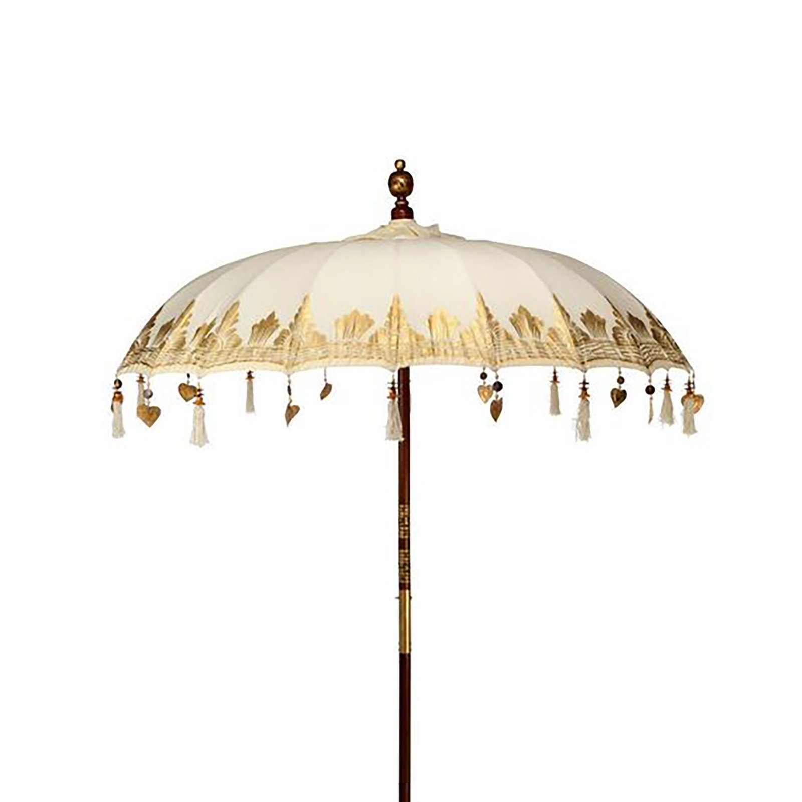 Bali Terrasseparasol - Sejldug - Natur Dekor - 1,5m - Billede 2