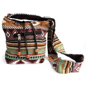 Jacquard Taske - Chokolade Crossbody-taske