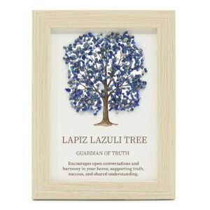Ædelstensbillede - Livets Træ - Lapis (20x14.7x1cm)