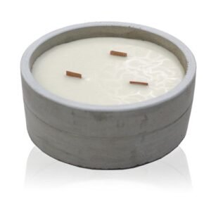 Stor Beton Sojalys - Knust Vanilje og Appelsin