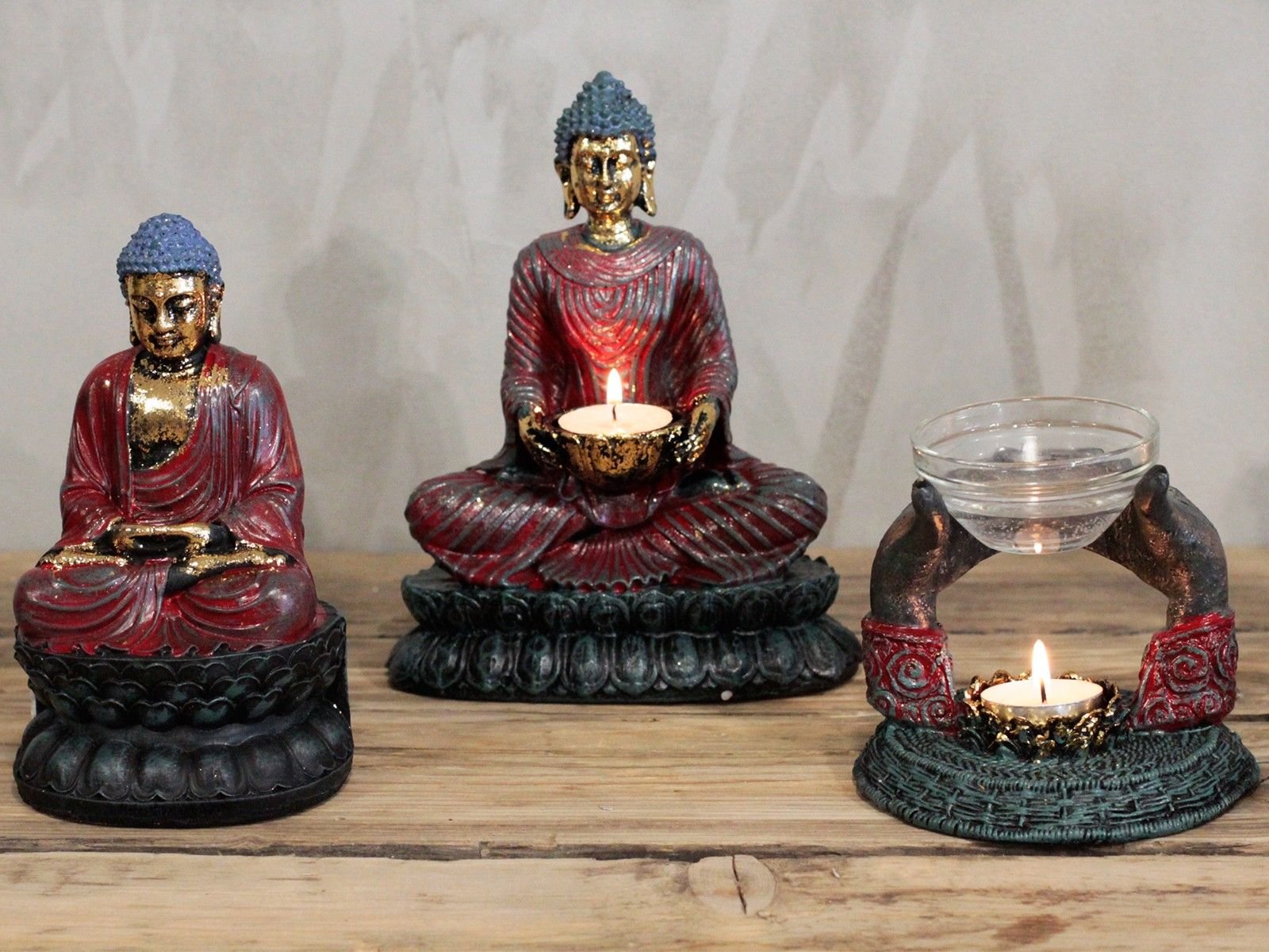 Antik Buddha - Klassisk Statue - Billede 2