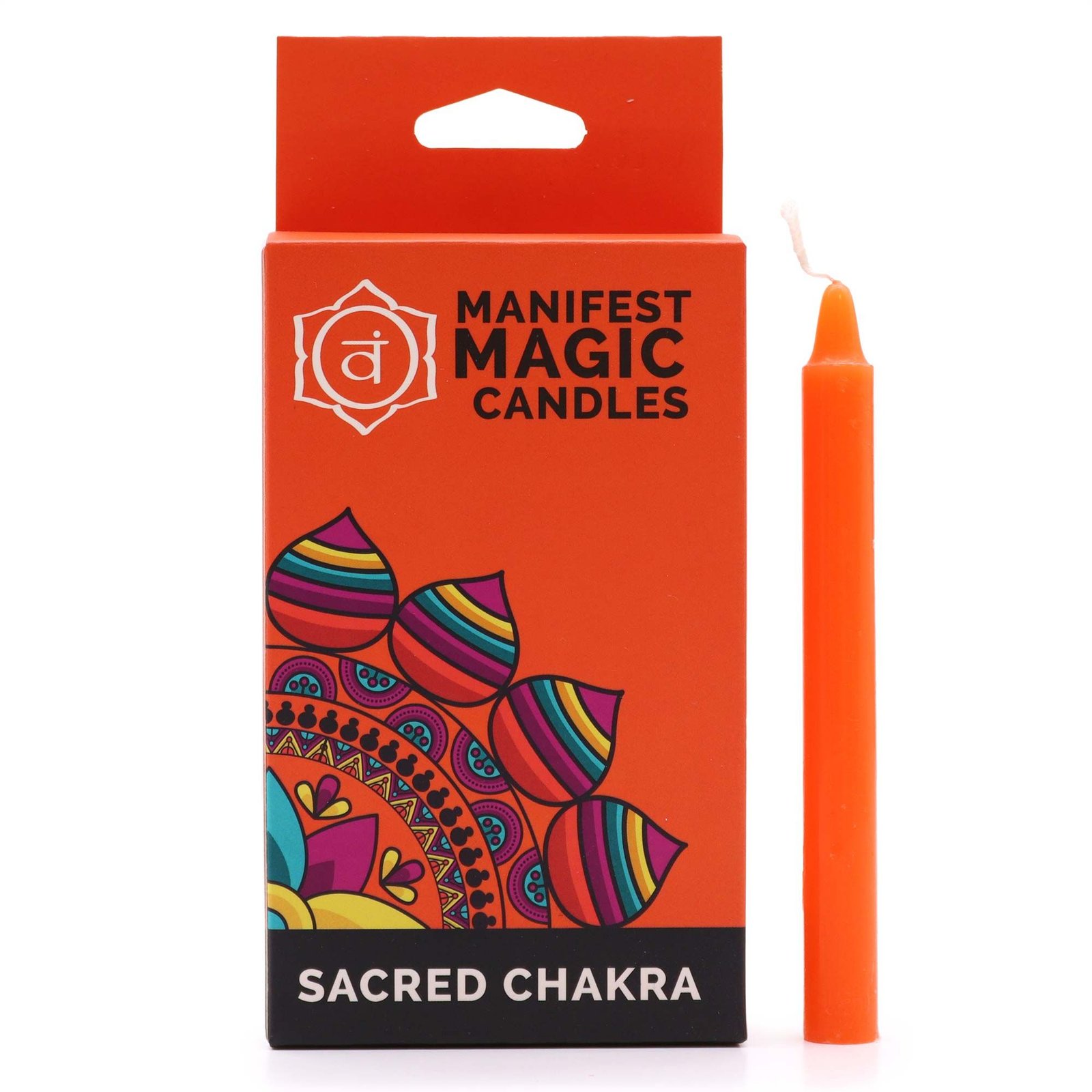 Manifest Magic-lys (pakke med 12) - Orange - Sakralchakra