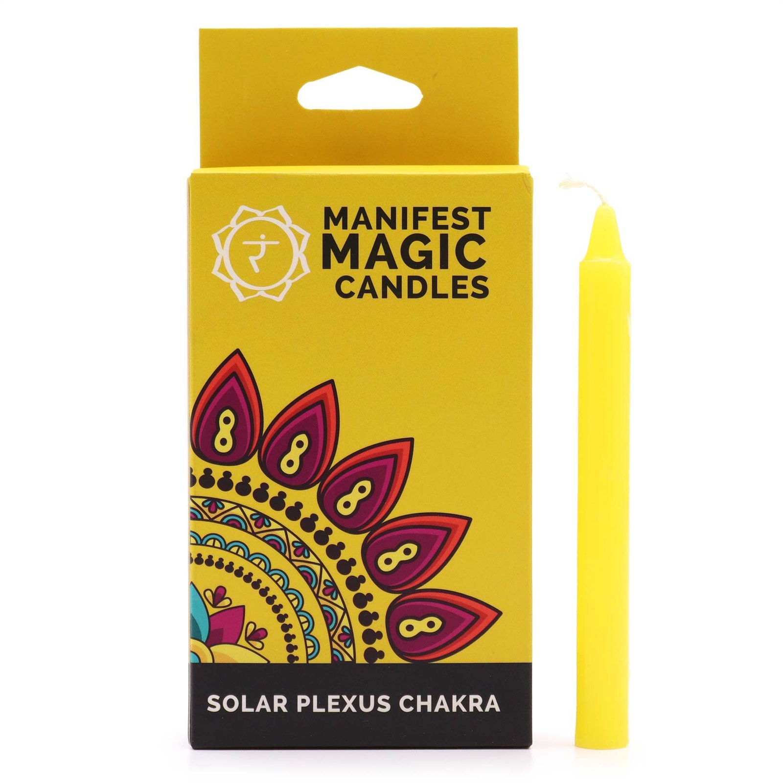 Manifest Magic-lys (pakke med 12) - Gul - Solar plexus-chakra - Billede 2