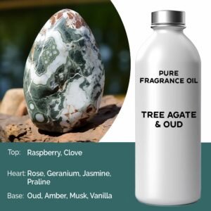 500ml (Ren) Duftolie - Træagat og Oud
