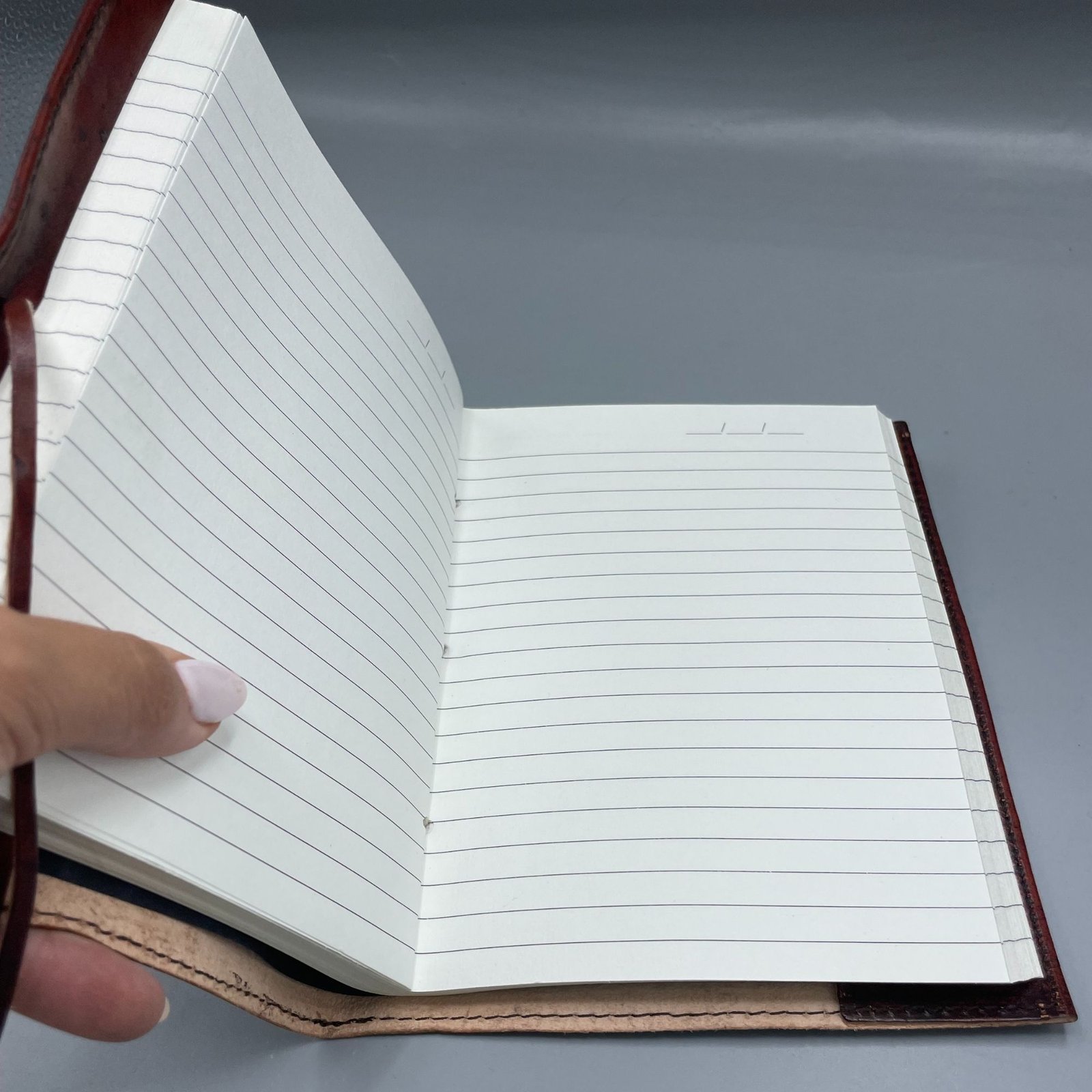Stor livets træ læder-journal – 20x16x2cm