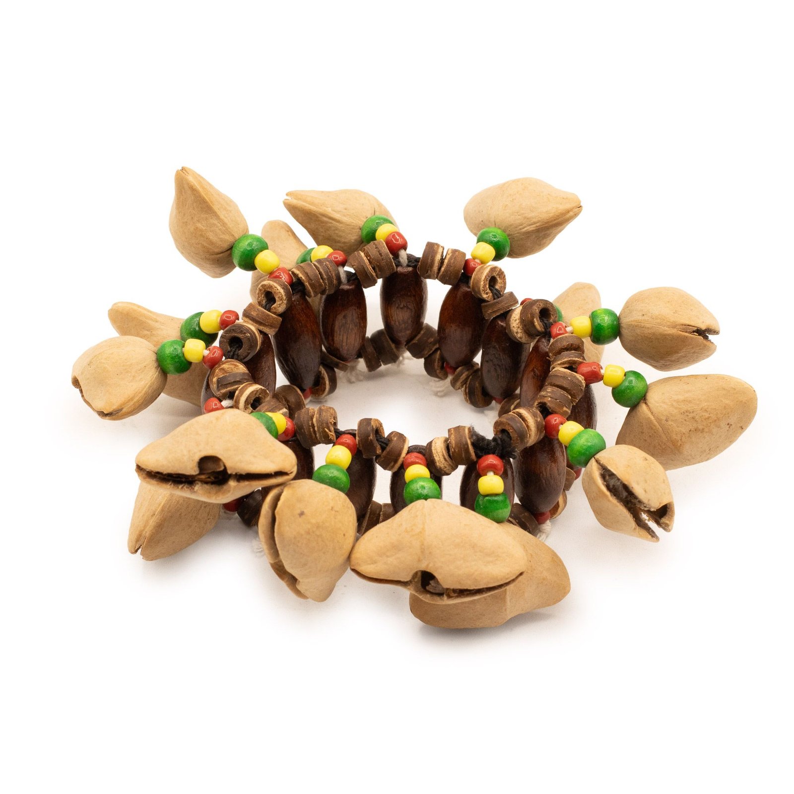 Kenari Shell Hand Shaker - Rattle Bracelet (15 Pieces) - Billede 2