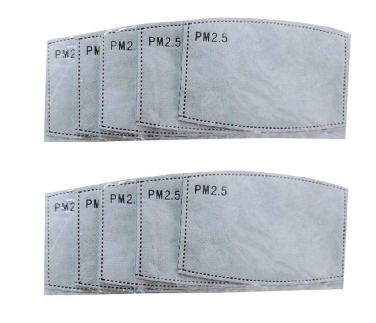 PM2.5 Face Covering Filter Insert (Adult) - Billede 3