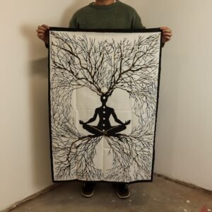 Bomulds Vægtæppe (70x110cm) - Chakra Jordforbindelse
